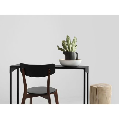 Console Métal Noir 100x30x75cm