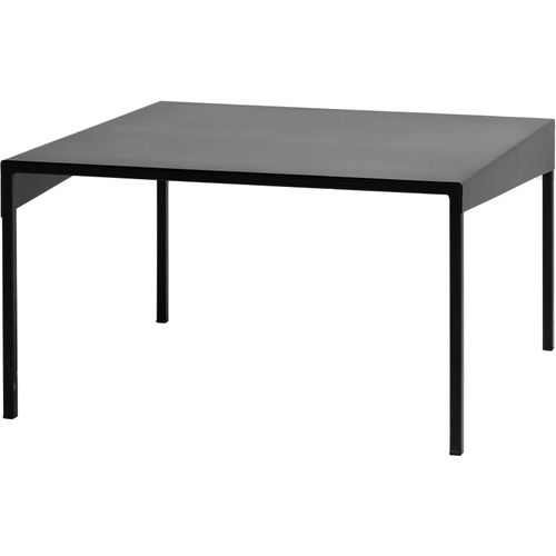 Table Basse Métal Noir 80x80x45cm