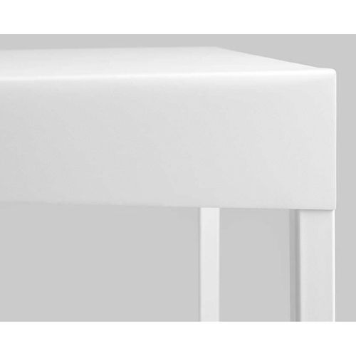 Table Basse Métal Blanc 50x50x45cm