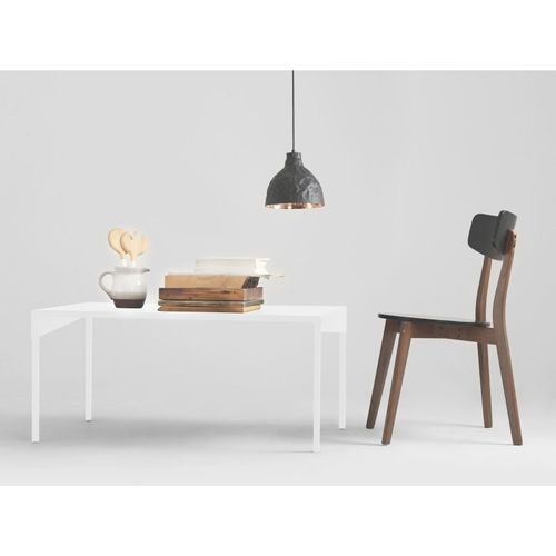 Table Basse Métal Blanc 100x60x45cm