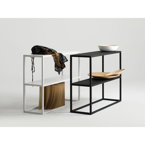 Console Métal Noir 100x30x75cm