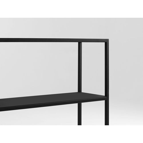 Console Métal Noir 100x30x75cm