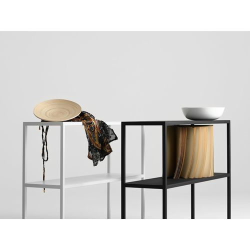 Console Métal Noir 100x30x75cm