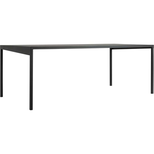 Table à Diner Métal Noir 180x90x74cm