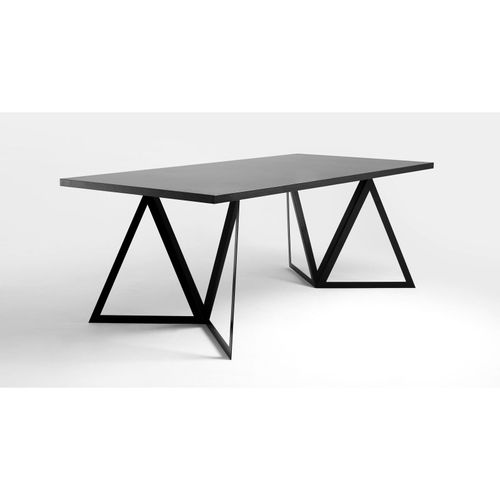 Table à Diner Bois Noir 200x100x75cm