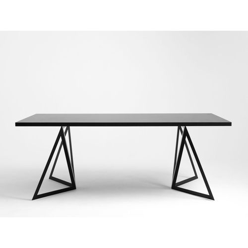 Table à Diner Bois Noir 200x100x75cm