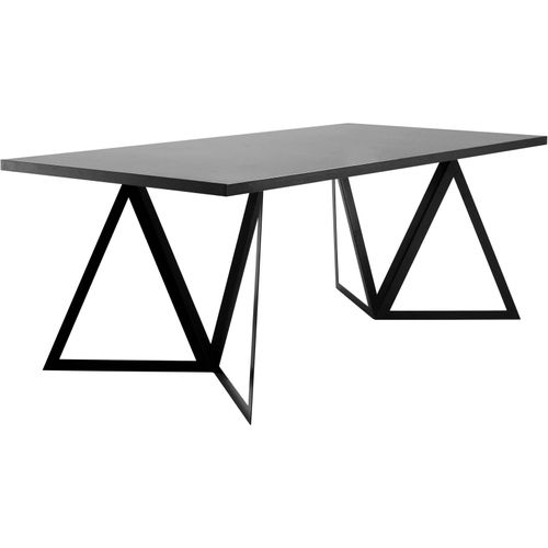 Table à Diner Bois Noir 200x100x75cm