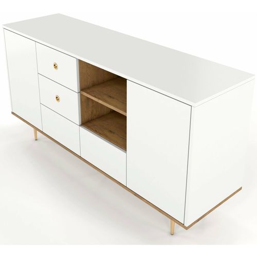 Buffet Bois Blanc 160x45x83cm