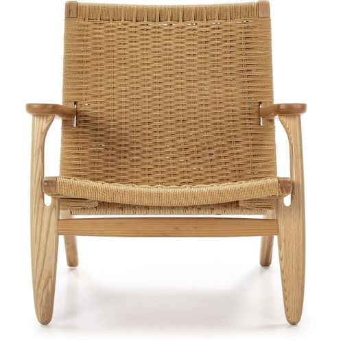 Fauteuil Bois Naturel Corde Naturelle 70x74x74