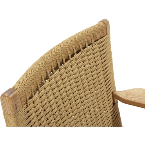 Fauteuil Bois Naturel Corde Naturelle 70x74x74