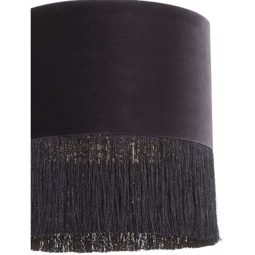 Suspension Velours Noir 40x40x43