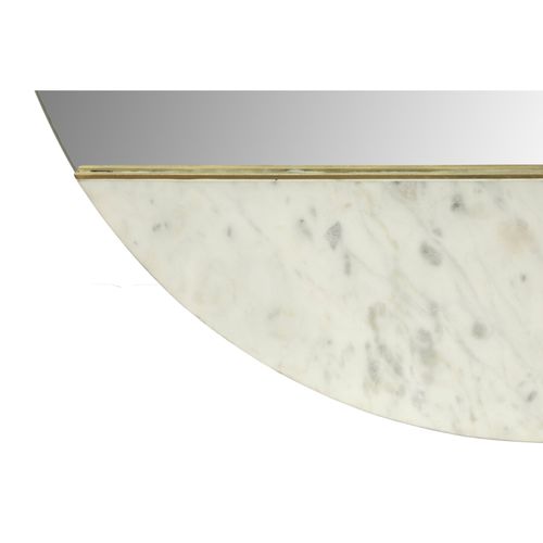 Miroir Mural Rond Blanc 70x70x3cm