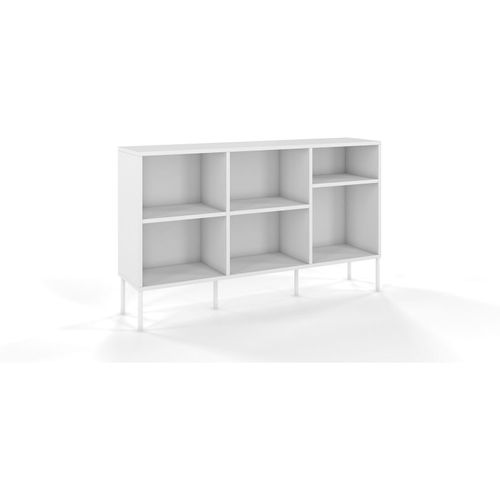 Bibliothèque Bois Blanc 130x30x78cm