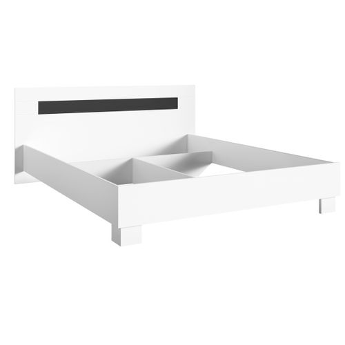 Lit Dublin Blanc 160 X 200 Cm