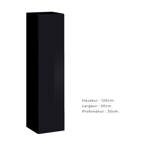 Ensemble De Meubles De Salon Design Collection Switch Iii. Coloris Noir Brillant Et Chêne Wotan