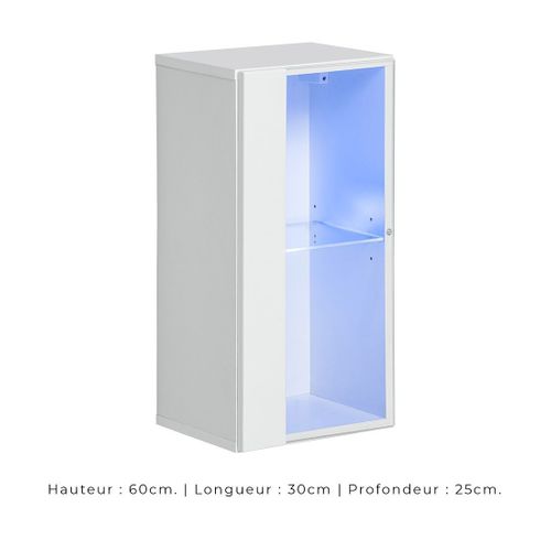 Ensemble Meubles De Salon Switch Xxii Design, Coloris Blanc Brillant.