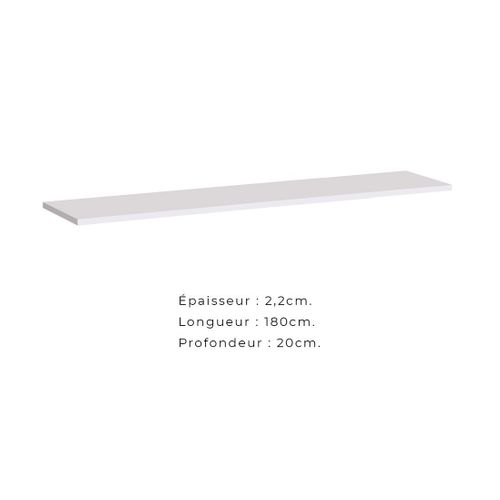 Ensemble Meubles De Salon Style Industriel Switch M2 – Blanc – LED Intégrées – Design Moderne