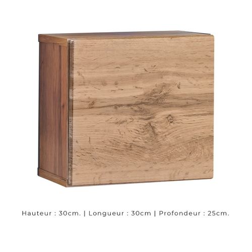 Ensemble Meubles De Salon Style Industriel Switch M2. Coloris Chêne.