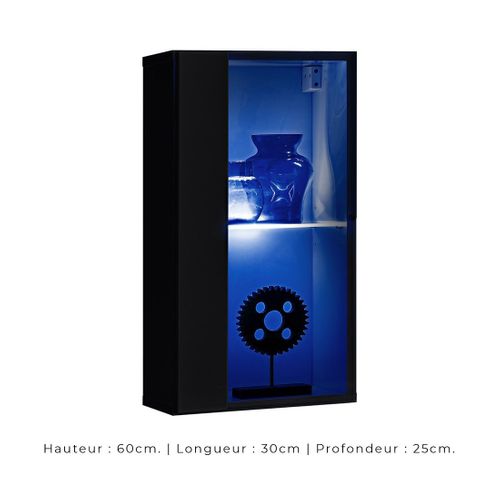 Ensemble Meubles De Salon Style Industriel Switch M4. Coloris Noir.