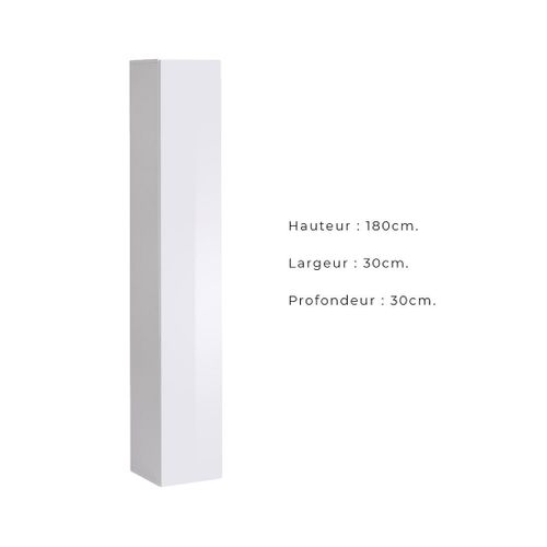 Ensemble Meubles De Salon Style Industriel Switch M5 – Coloris Blanc – LED Intégrées