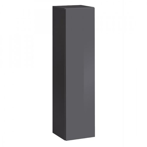 Armoire Colonne Suspendue – Gris – Collection Switch – 30x120 Cm – Design Moderne