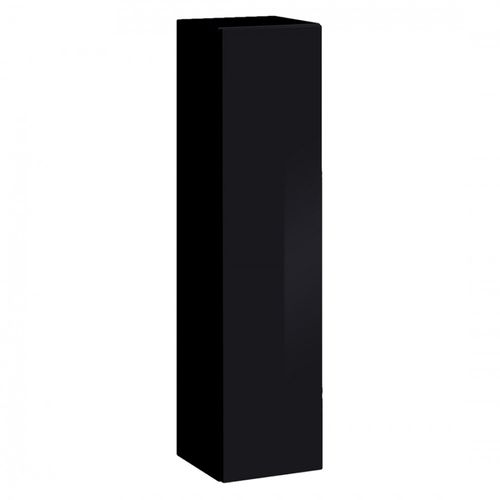 Colonne Suspendue – Noir – Collection Switch – 1 Porte – 30x120 Cm – Design Moderne