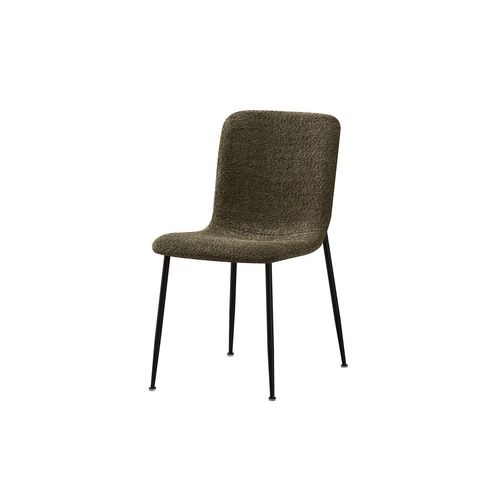 Chaise 'alice' Bouclé Vert, Dimension H81.5 X L42 X P57