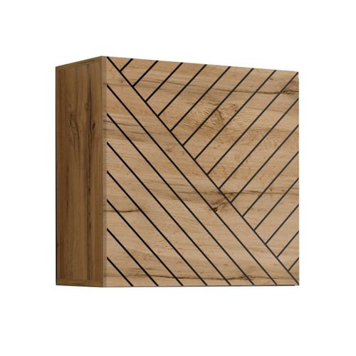 Ensemble De Meubles De Salon Design Collection Switch Vii , Coloris Blanc Et Chêne Finitions Fraisé