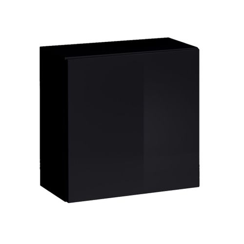 Ensemble De Meubles De Salon Switch Vii – Chêne Wotan et Noir Brillant – Design Moderne – 340 Cm