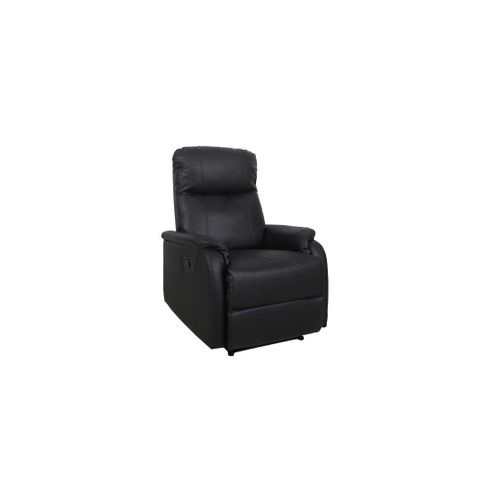 Fauteuil Relaxation Relevable Manuellement Berlin Coloris Noir