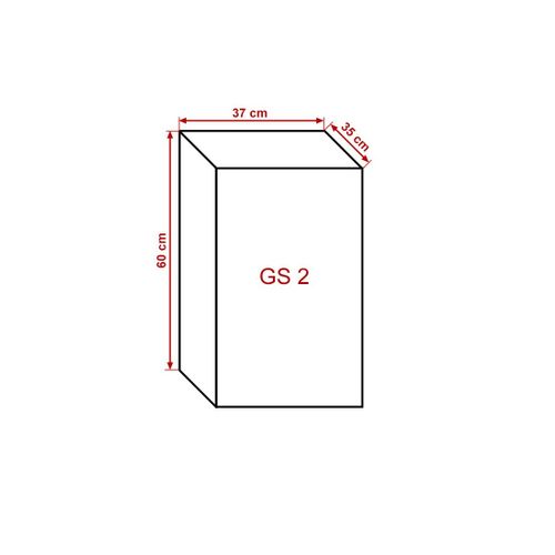 Meuble De Salon Suspendu Cepto – Noir Mat Et Brillant – 1 Porte, 1 Étagère – Design Moderne