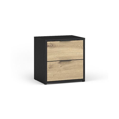 Lot De Deux Tables De Chevet Melody - Design Moderne Avec 2 Tiroirs