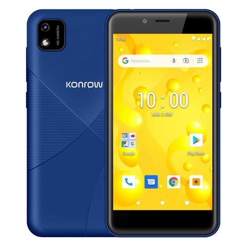 Smartphone  Soft 5 (double Sim - 4g - Écran 5'' - 8 Go, 1 Go Ram) Bleu