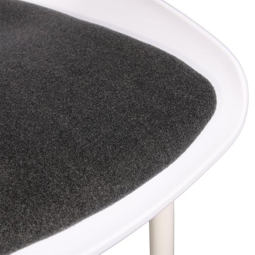 Lot De 2 Tabourets De Bar "hella" 84cm Blanc