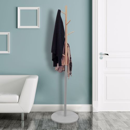 Porte Manteaux En Bois Miko 180 Cm Gris