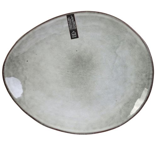 Assiette à Dessert Galet Natural Au Gré Du Temps - Gris
