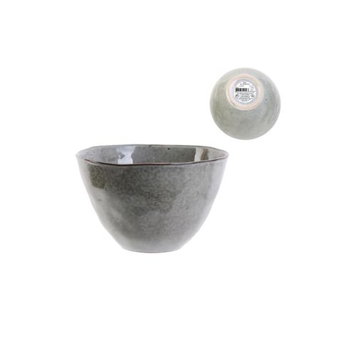 Lot De 6 Bols "au Grès Du Temps" 15cm Gris