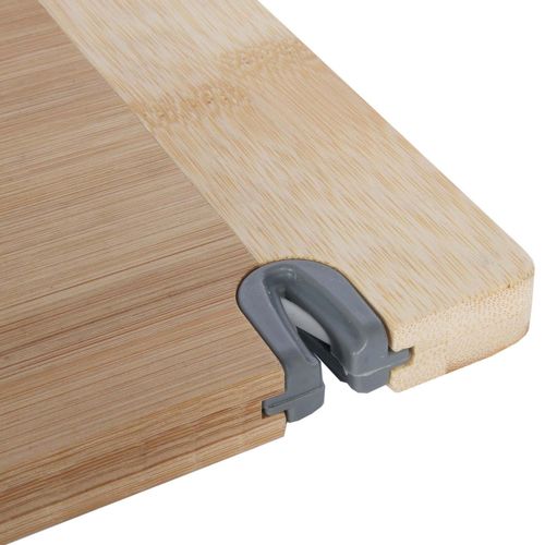 Planche à Découper En Bambou Avec Aiguiseur Intégré