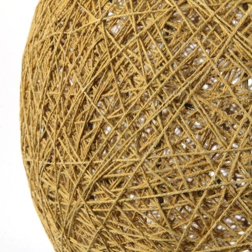 Suspension Boule Colorée 30 Cm Moutarde