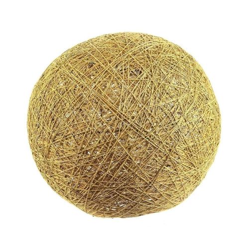 Suspension Boule Colorée 30 Cm Moutarde