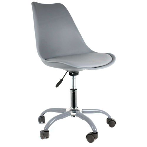Chaise De Bureau à Roulettes Kiruna Gris