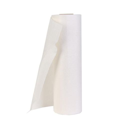 Lot De 2 Rouleaux Essuie-tout "réutilisable" 28cm Blanc