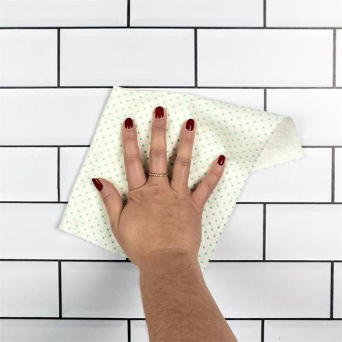 Lot De 2 Rouleaux Essuie-tout "réutilisable" 28cm Blanc