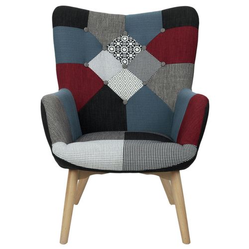 Fauteuil Design Patchwork Milano - Gris