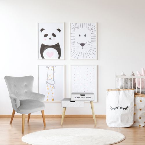 Chevet Enfant En Bois La Tête Dans Les Étoiles