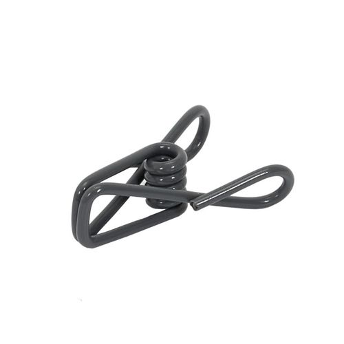 Lot De 9 Pinces "ferme Sachet" 10cm Gris