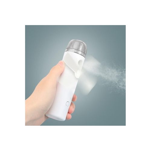 Ventilateur et Brumisateur "rechargeable" 12cm Blanc