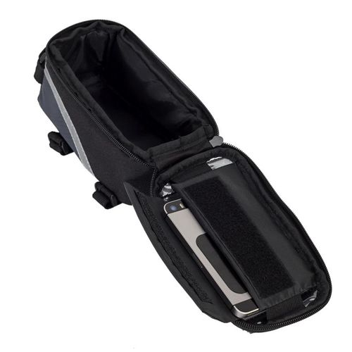 Sacoche et Support Téléphone "vélo" 17cm Noir