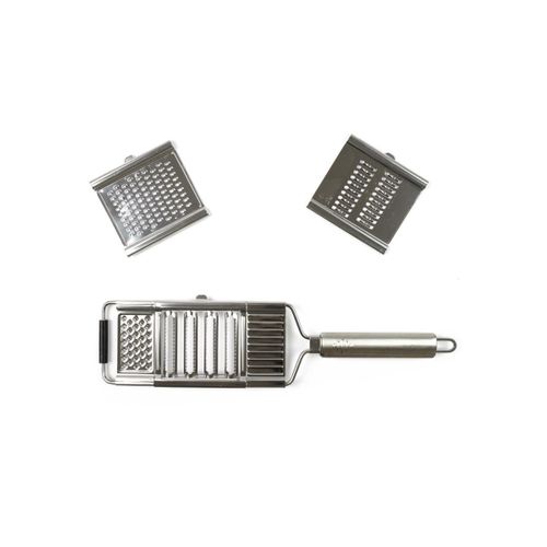 Râpe à Légumes "3 Lames Amovibles" 38cm Argent