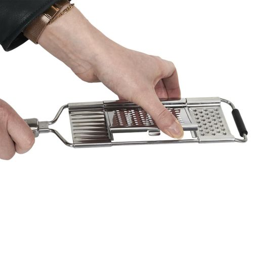 Râpe à Légumes "3 Lames Amovibles" 38cm Argent